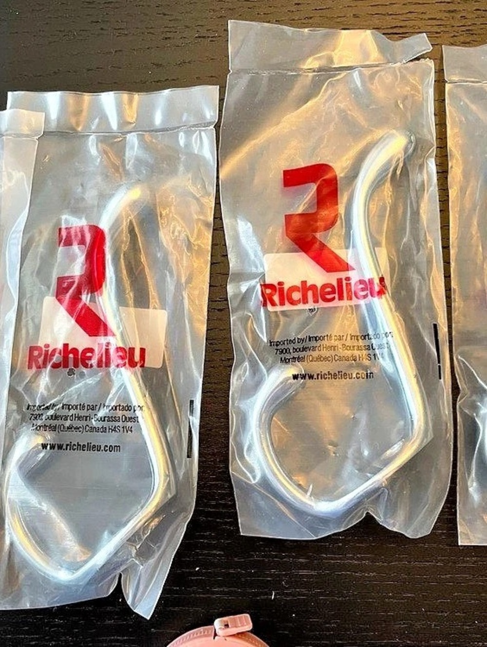 Richelieu 4-1/2 in Utility Hook - 6513 Chrome Set of 4